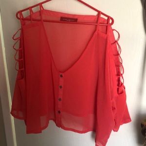 Pink blouse